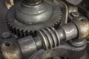 Helical worm gear